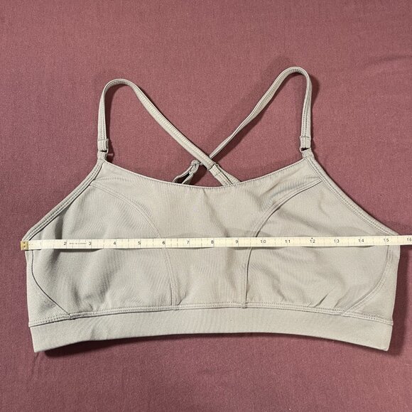 Athleta Sports bra with adjustable straps in olive/green/gray - size medium - Picture 4 of 7